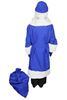 Детский костюм Деда Мороза синий
