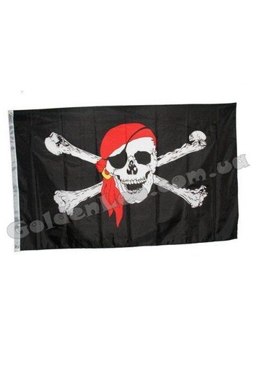 піратський прапор 90х60 см